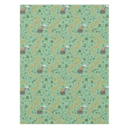 Luck & Joy Coins & Green Kleeblatts St Patricks Da Tischdecke