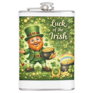 Luck of the Irish Metal Flask Flachmann