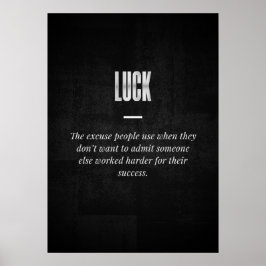 Luck Poster