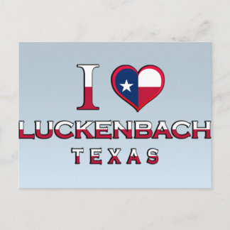 Luckenbach, Texas Postkarte