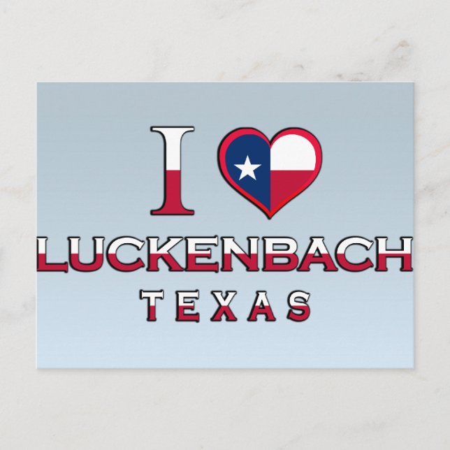 Luckenbach, Texas Postkarte (Vorderseite)
