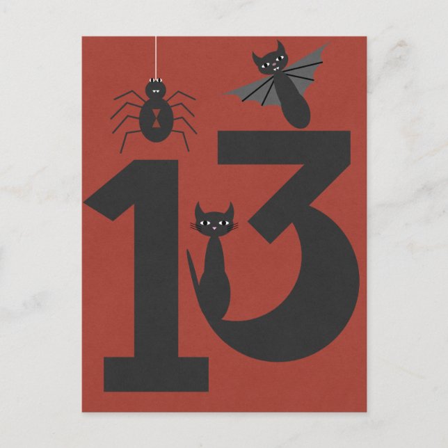 Lucky #13 postkarte (Vorderseite)