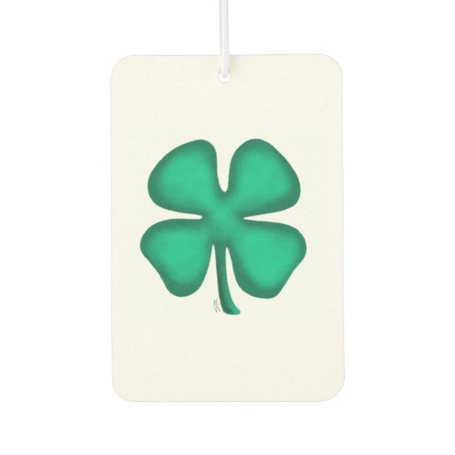 Lucky 4 Leaf Irish Cloud Auto Lufterfrischer (Vorderseite)