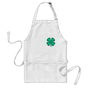 Lucky 4 Leaf Irish Clover Koch Schürze