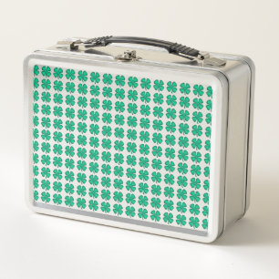 Lucky 4 Leaf Irish Klee rostfrei stl lunchbox