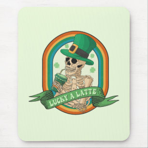 Lucky A Latte Mousepad