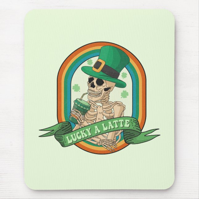 Lucky A Latte Mousepad (Vorne)