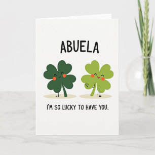 Lucky Abuela Love You Karte