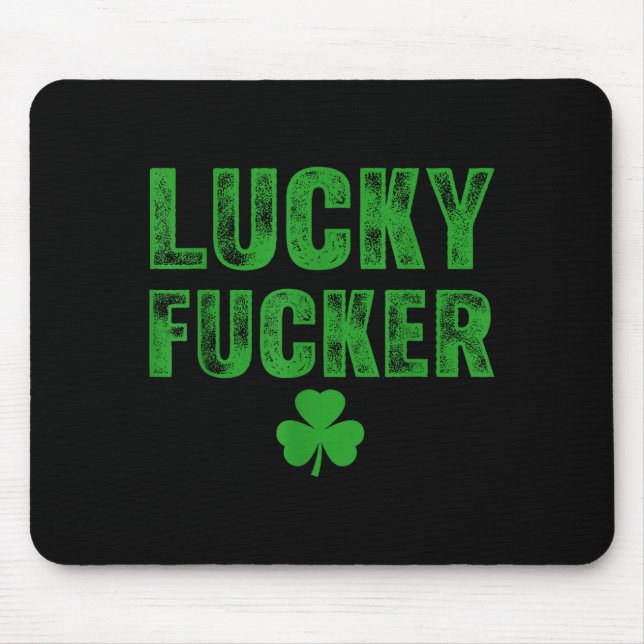 Lucky And Lucky Forer St Patricks Day  Mousepad (Vorne)