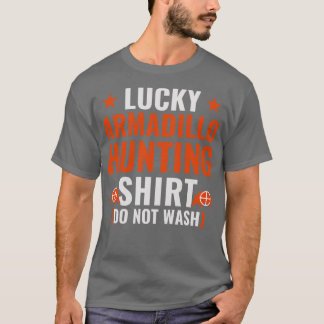 Lucky Armadillo Jagd Shirt Funny Armadillo