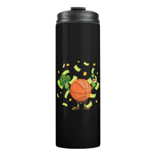 Lucky Basketball Happy Patrick's Day Thermosbecher