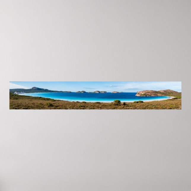 Lucky Bay Panorama Poster (Vorne)
