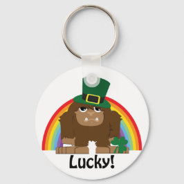 Lucky Bigfoot Leprechaun Schlüsselanhänger