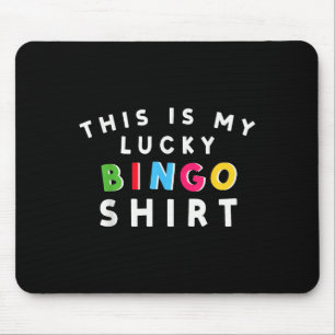 Lucky Bingo Player Mousepad