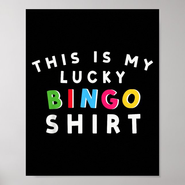 Lucky Bingo Player Poster (Vorne)