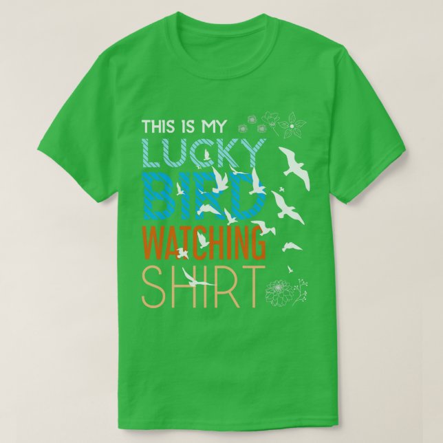 Lucky Bird Watching T-Shirt (Design vorne)
