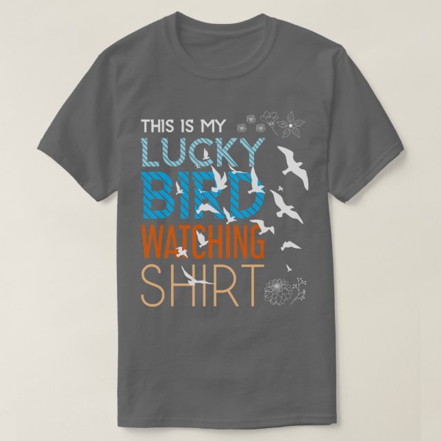 Lucky Bird Watching T-Shirt (Design vorne)