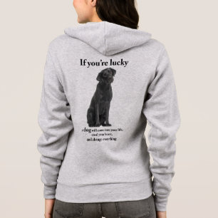 Lucky Black Lab Hoodie