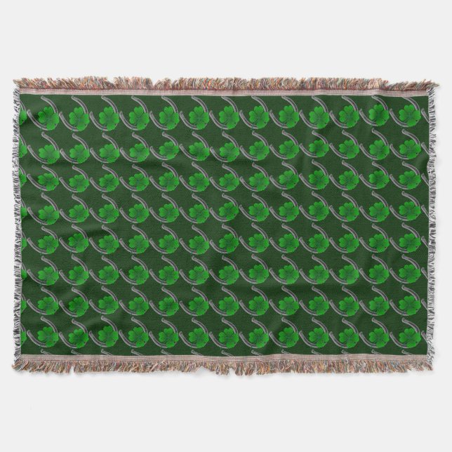 Lucky Blanket St Patrick's Lucky Throw Blanket Decke (Vorderseite)