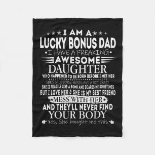 Lucky Bonus Vater T-Shirt von den Phantastischen T Fleecedecke