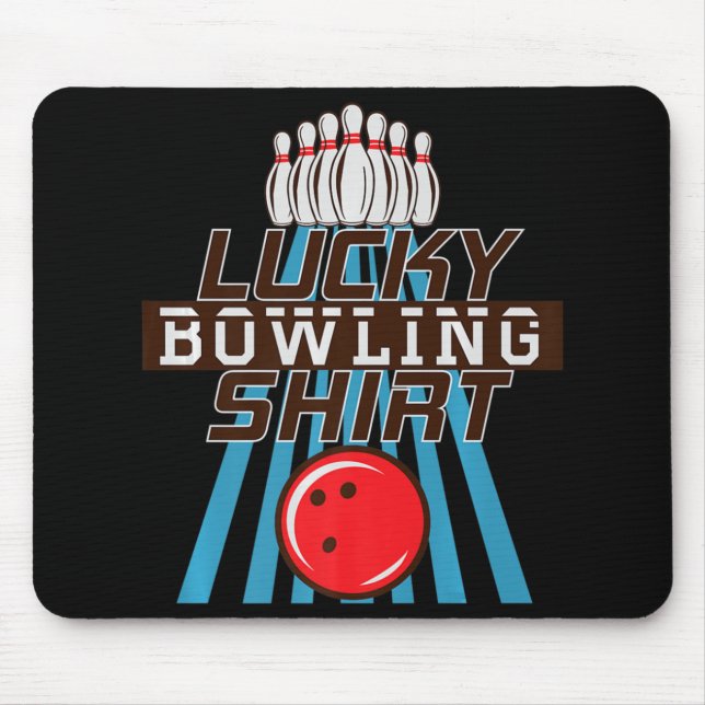 Lucky Bowling Mousepad (Vorne)