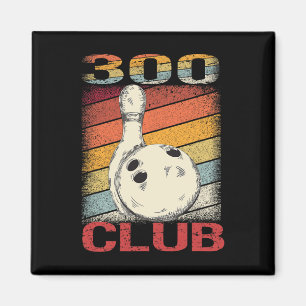 Lucky Bowling The Perfect Game Shirt 300 Club  Magnet