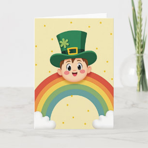 Lucky Boy Regenbogenlächeln Karte