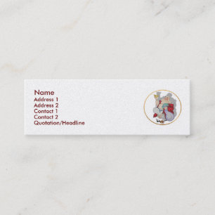 Lucky Buddha Business Card Mini Visitenkarte