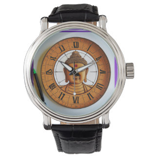 Lucky Buddha Leather Watch Armbanduhr