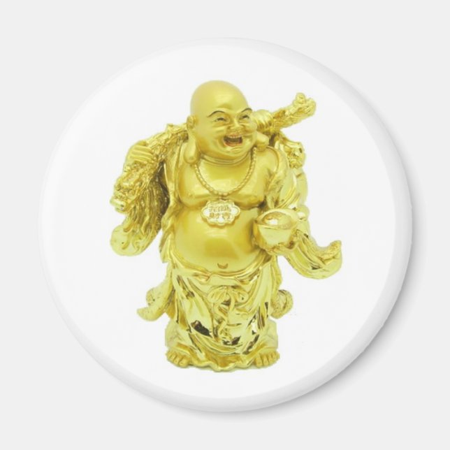 Lucky Buddha Magnet (Vorne)
