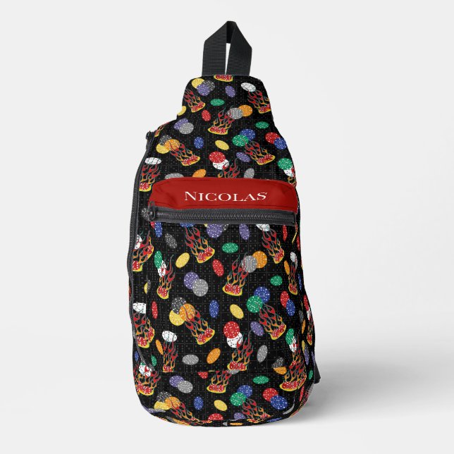 Lucky Casino Dice Crossbody Bag (Vorderseite)