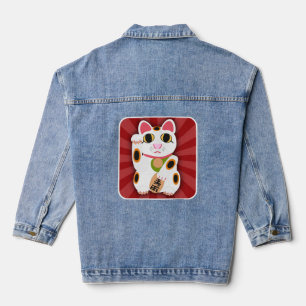 Lucky Cat Cartoon mignon blanc Fortune amusant