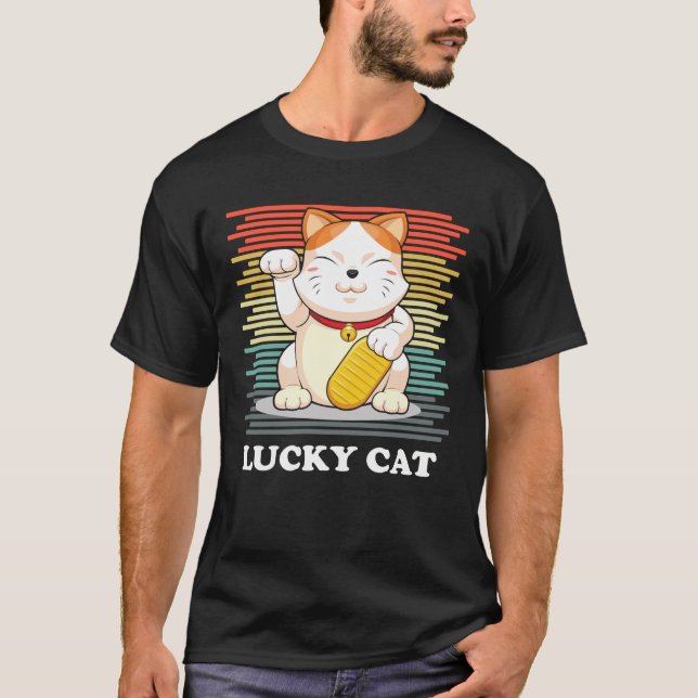 Lucky Cat - Maneki Neko T-Shirt (Vorderseite)