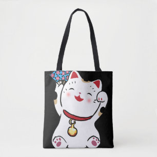 Lucky Cat Maneki Neko Tasche