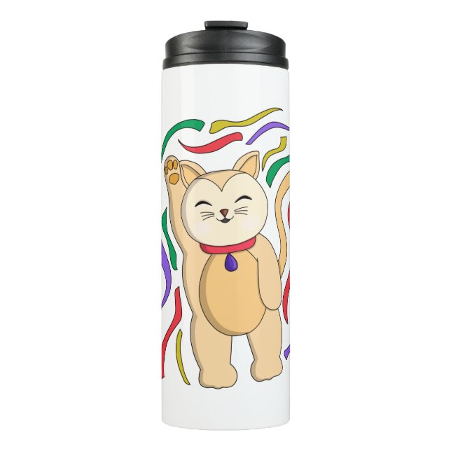 Lucky Cat Thermosbecher (Vorderseite)