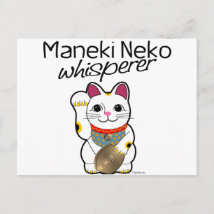 Lucky Cat Whisperer Postkarte