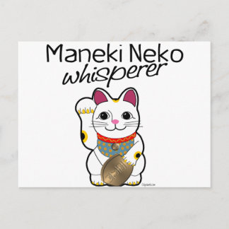 Lucky Cat Whisperer Postkarte