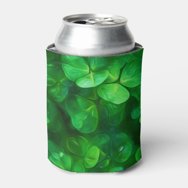 Lucky Celtic Irish Green Kleeblatts Dosenkühler (Kanne Vorderseite)