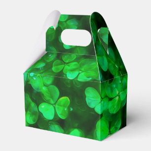 Lucky Celtic Irish Green Kleeblatts Geschenkschachtel