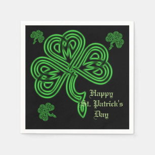 Lucky Celtic Kleeblatt Napkins Serviette