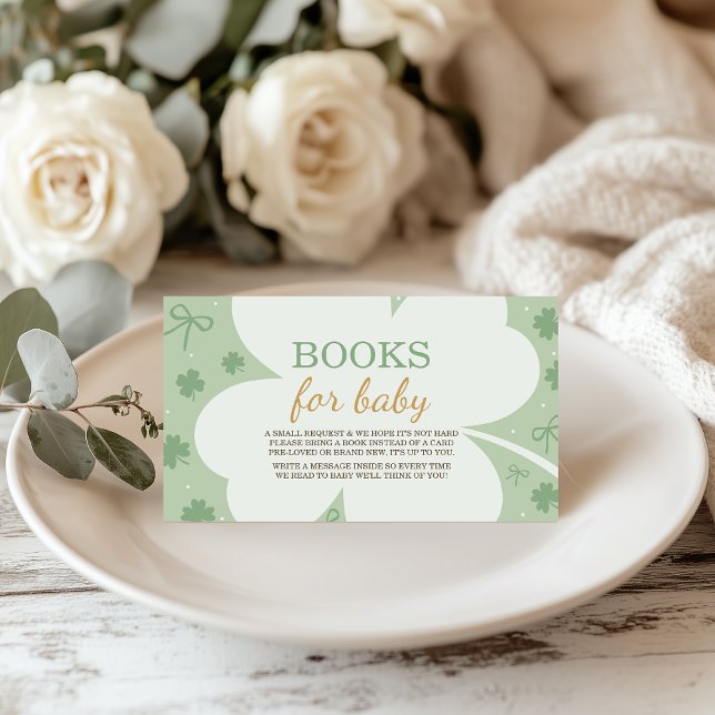 Lucky Charm Books for Baby Card Begleitkarte (Von Creator hochgeladen)