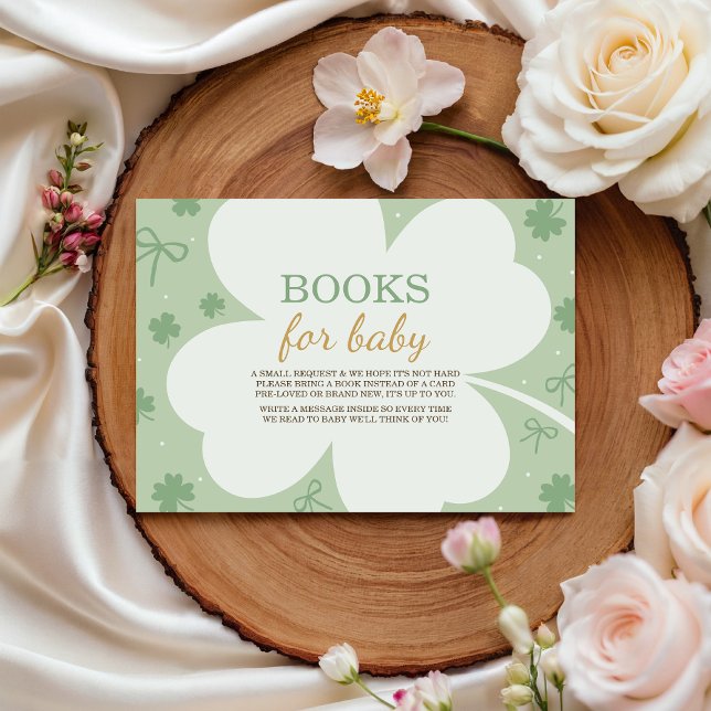 Lucky Charm Books for Baby Card Begleitkarte (Von Creator hochgeladen)