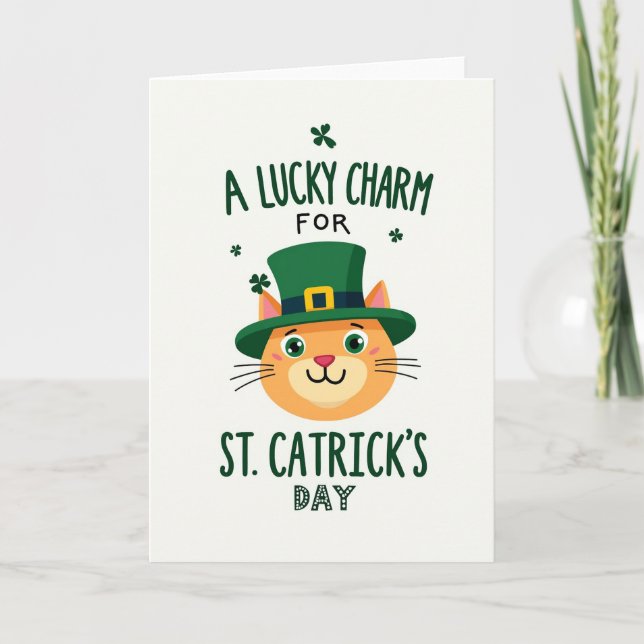 Lucky Charm For Husband Card Karte (Vorderseite)