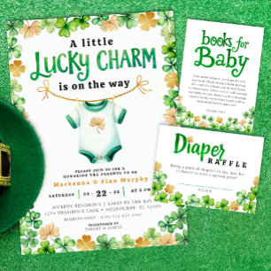 Lucky Charm Irish Baby Shower Einladung