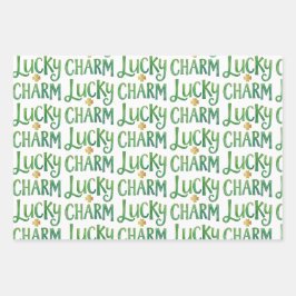 Lucky Charm Irish Baby Showhandtücher Geschenkpapier Set