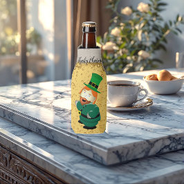 Lucky Charm Leprechaun Irish Bubbly Golden Beer Flaschenkühler
