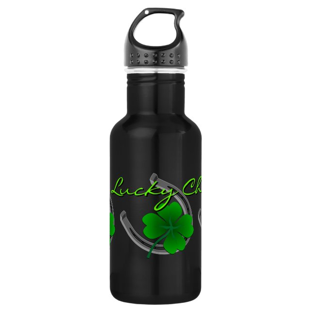 Lucky Charm Personalisiert Lucky Flasche Trinkflasche (Vorderseite)