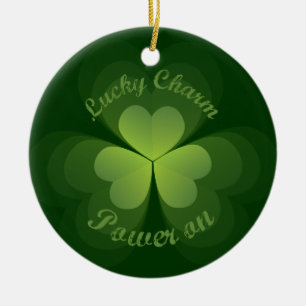 Lucky Charm Power On Keramikornament