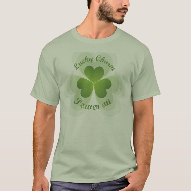 Lucky Charm Power On T-Shirt (Vorderseite)