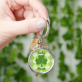 Lucky Charm Round Schlüsselanhänger